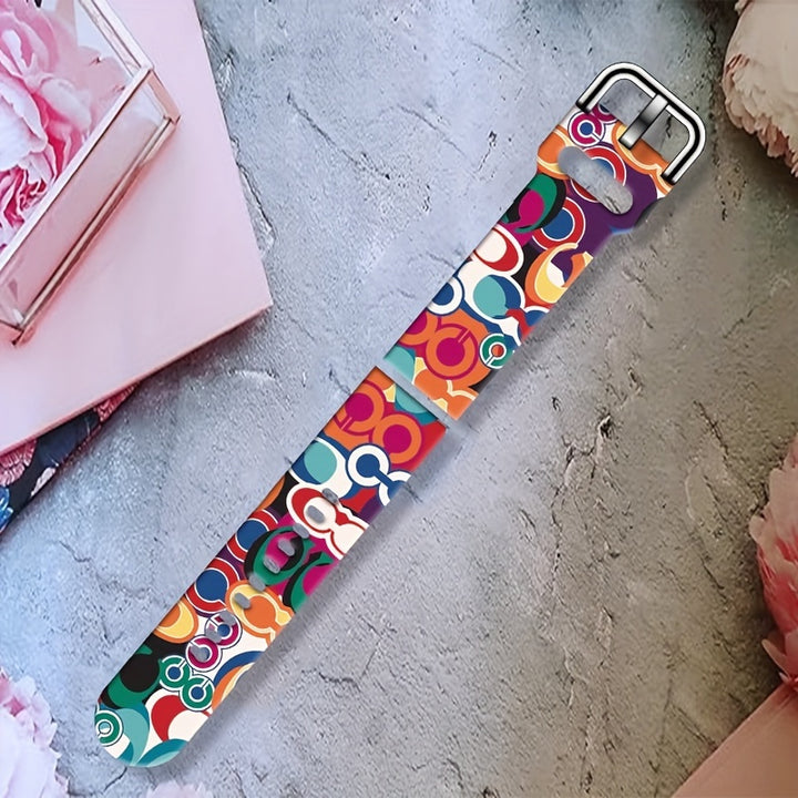 A Luxurious And Beautiful Watch Strap With Bright Colors And Simple Patterns. 20mm22mm Replacement Strap For Women, Simple And Fashionable - Total Trends Fusion