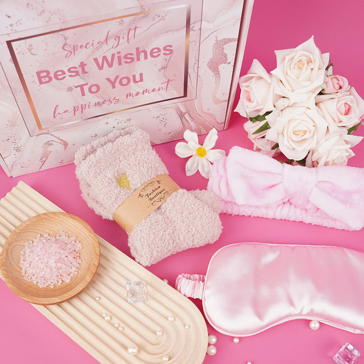 "Birthday Gift Set for Women | Spa, Blanket, Candle & Cup Sets for Relaxation"