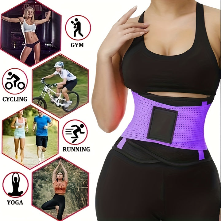 Letsfit Trainer For Women And Men, Adjustable Waist Cincher Trimmer, Slimming Body Shaper Belt For Workout Fitness Sports - Total Trends Fusion