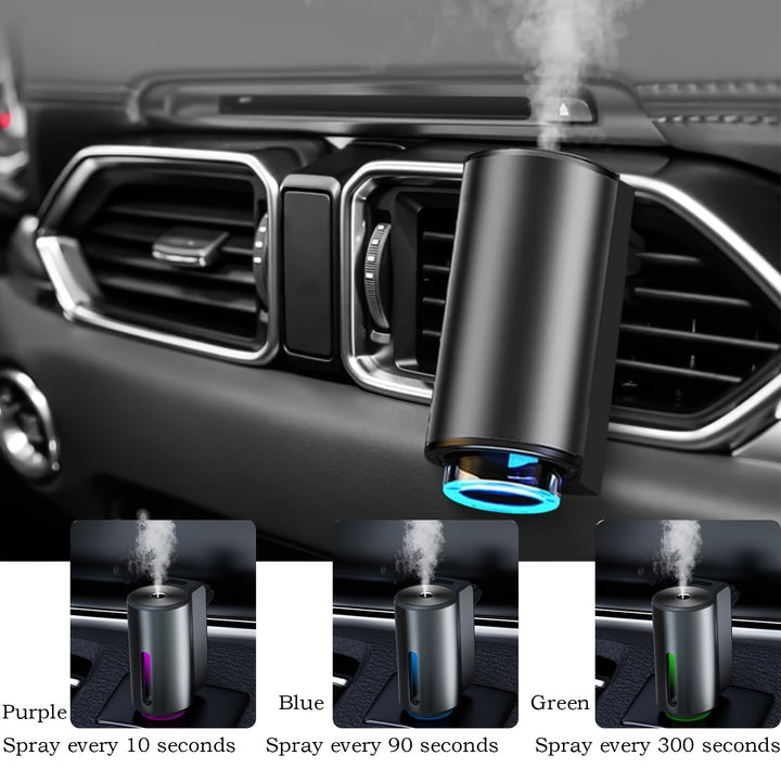 Smart Car Air Aromatherapy Diffuser, Fragrance Car Air fresheners with Three Adjustable, Humidifier Essential Oil Diffuser for Vehicle