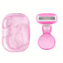 Mini Razors For Women, Extra Smooth On The Go Razor With 1 Handle + 1 Blade Refills + 1 Travel Case, Portable Body Razor For Shaving And Hair Removal - Total Trends Fusion