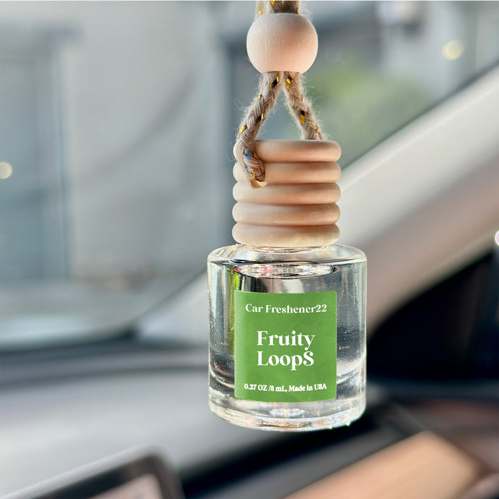 Car Air Freshener Pick From 22 Scents Hanging Car Diffuser, Car Decor Accessory, Made in USA, Long Lasting, Ships Today, The best Christmas present ever, Choose 1 Bottle or 2 Bottles