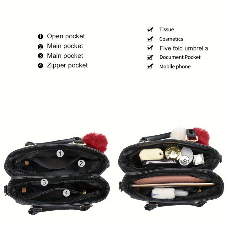 Small Purses And Handbags For Women, Fashion Crossbody Bag, Lightweight Shoulder Bag Ladies Tote Purse - Total Trends Fusion