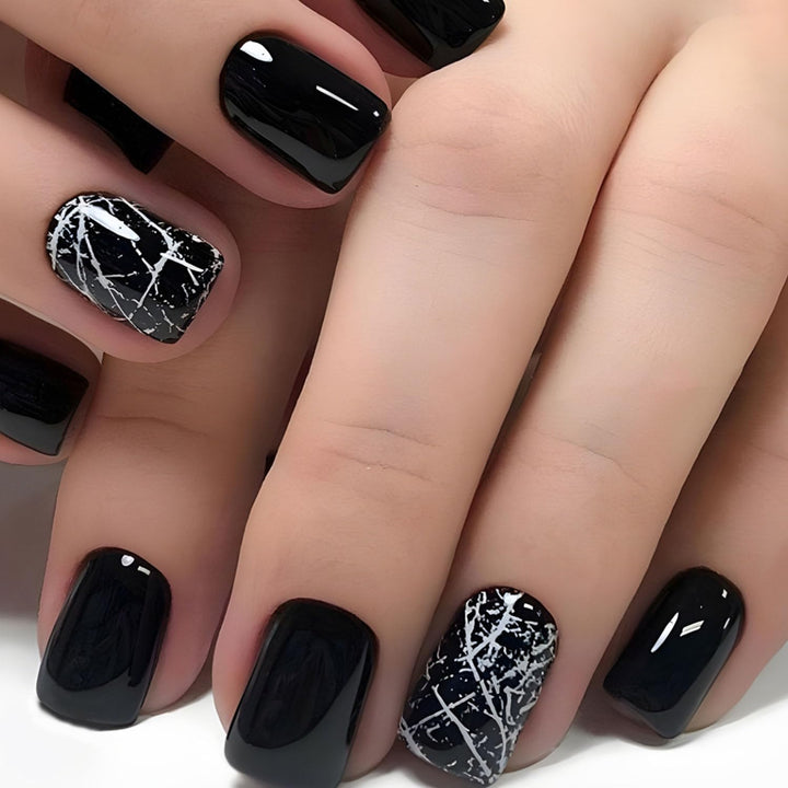 French Tip Press on Nails Short Square Fake Nails with Leopard Print French Bow Designs Nude Glue on Nails Press Ons Glossy False Nails Reusable Cute Stick on Nails for Women 24 Pcs
