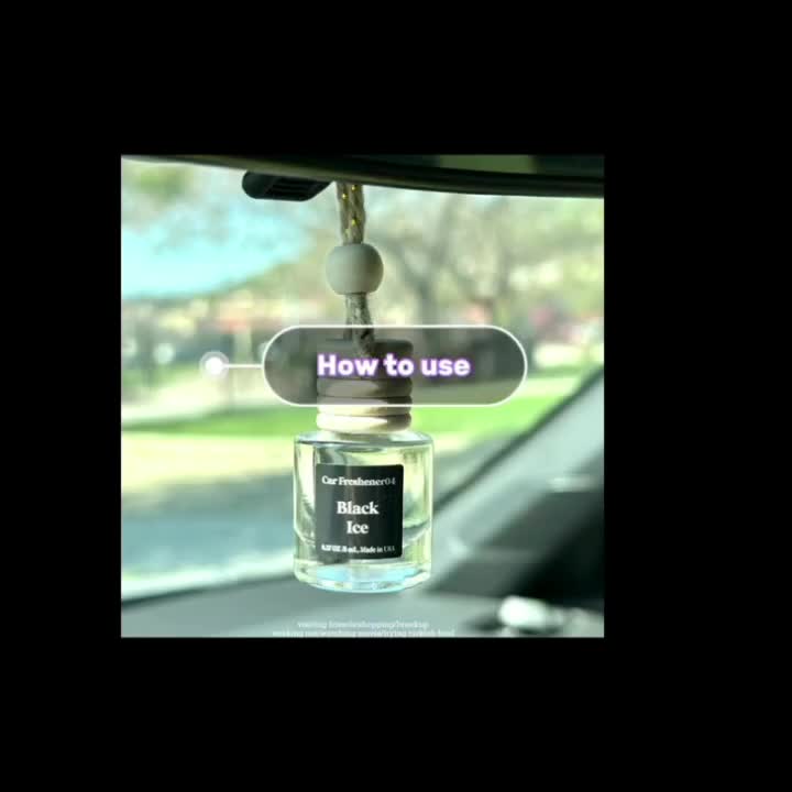 Car Air Freshener Pick From 22 Scents Hanging Car Diffuser, Car Decor Accessory, Made in USA, Long Lasting, Ships Today, The best Christmas present ever, Choose 1 Bottle or 2 Bottles