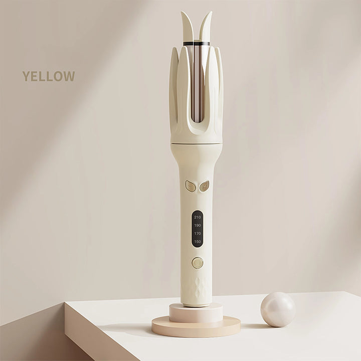 28mm Large Barrel Genai Automatic Hair Curler - 4 Temperature Modes, Advanced Negative Ion Generator, Intelligent Timer & Sensor, Auto Shut-Off for Enhanced Safety and Easy Styling Experience - Total Trends Fusion