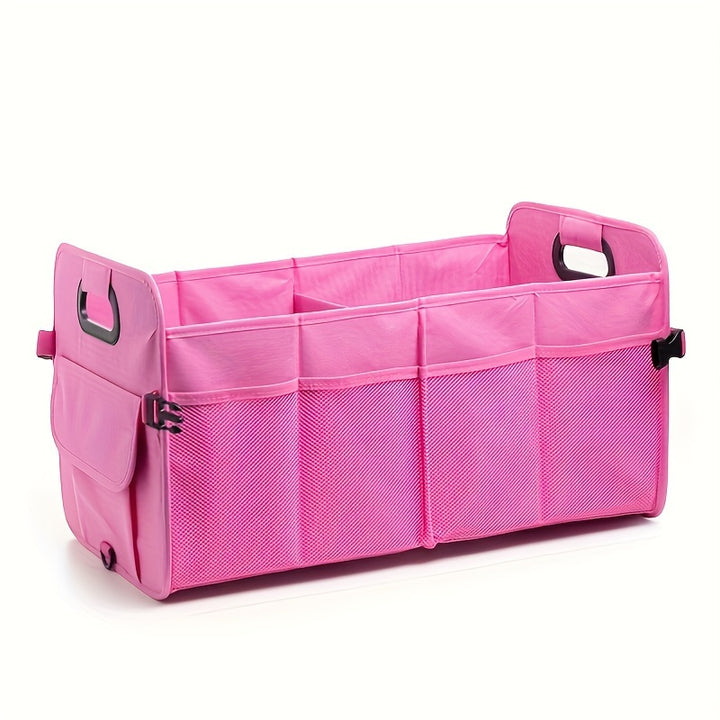 New Cross-border Wholesale Car Trunk Storage Rack Storage Box Foldable Multi Compartment Car Storage Box - Total Trends Fusion