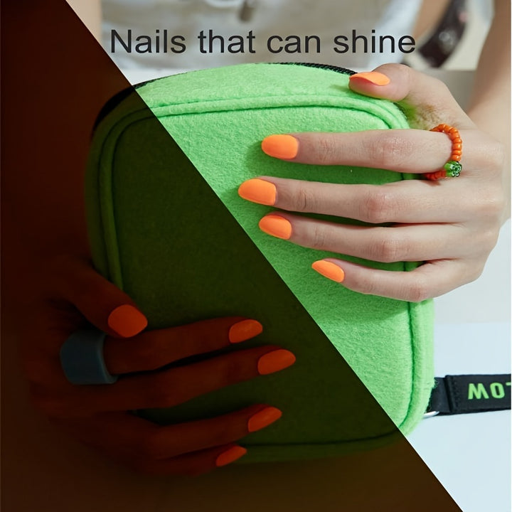 Semi Cured Gel Nail Strips, 20 pcs Gel Nail Stikers, Gel Nail Wraps Semi Cured, Salon-Quality, 2 Weeks Long Lasting - Total Trends Fusion