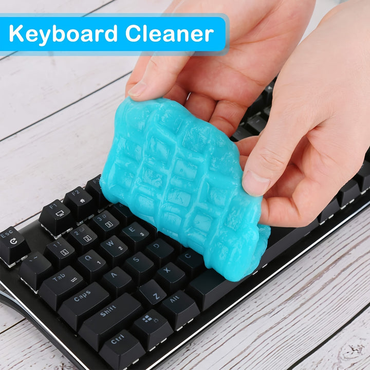 Motomate Car Cleaning Gel, Blue, Car Crevice Cleaner Slime, For Auto Air Vent Interior Detail, Removal For Car Putty, Cleaning Keyboard Cleaner - Total Trends Fusion
