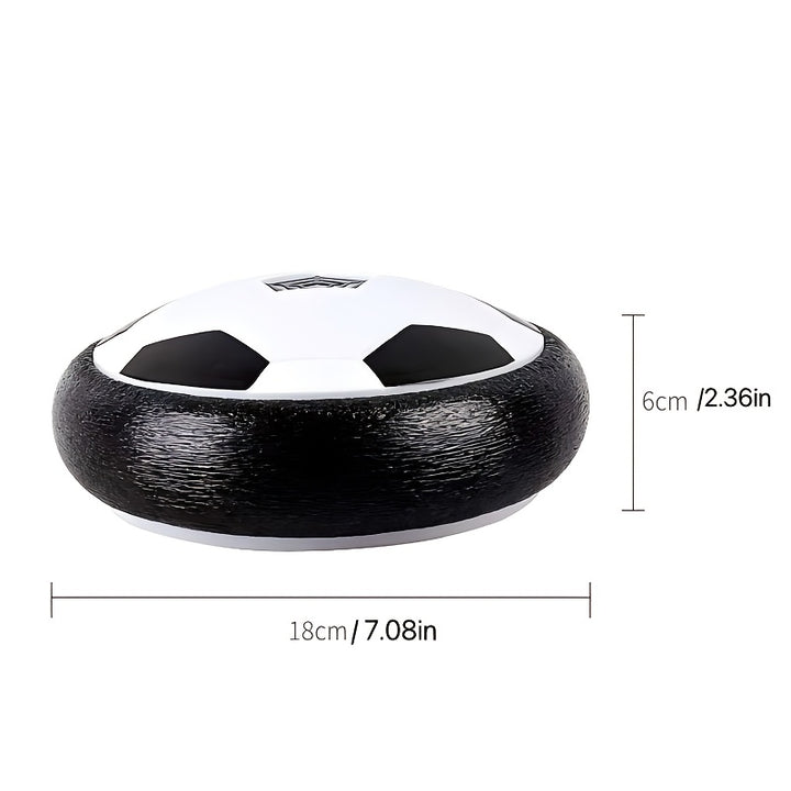 1pc LED Light-Up Floating Soccer Ball, Indoor Suspended Foot Game with Foam Safety Edge, Sports Themed Plastic Toy for Kids, Interactive Parent-Child Play, Ideal for Halloween/Christmas Gifts (Batteries Not Included)
