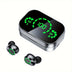 2024 New Wireless Earbuds Mini Earphone Digital Display TWS Earbuds Wireless chip5.3 Type-C (Black) - Total Trends Fusion
