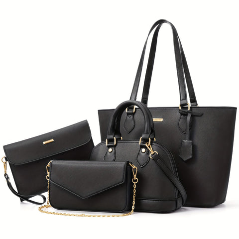 Bagsure Handbag Set, Purse Sets For Women, Tote Bag 4 Pcs, Fashion Purse Sets Women's Handbags The Tote Bag Handbags Sets - Total Trends Fusion