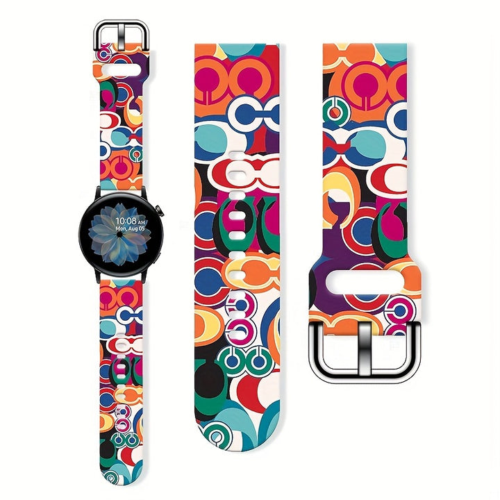 A Luxurious And Beautiful Watch Strap With Bright Colors And Simple Patterns. 20mm22mm Replacement Strap For Women, Simple And Fashionable - Total Trends Fusion