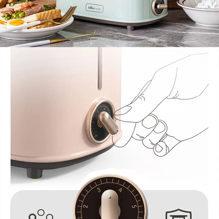 Bread Toaster  for sandwiches Waffle maker electric kitchen Double Oven 220V mini Toaster hot air convection for headed bread