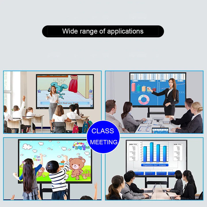 Interactive Pizarro Whiteboard Digital Smart Board Infrared Pen Projector Touch Screen School Teaching Home Meeting Presentation