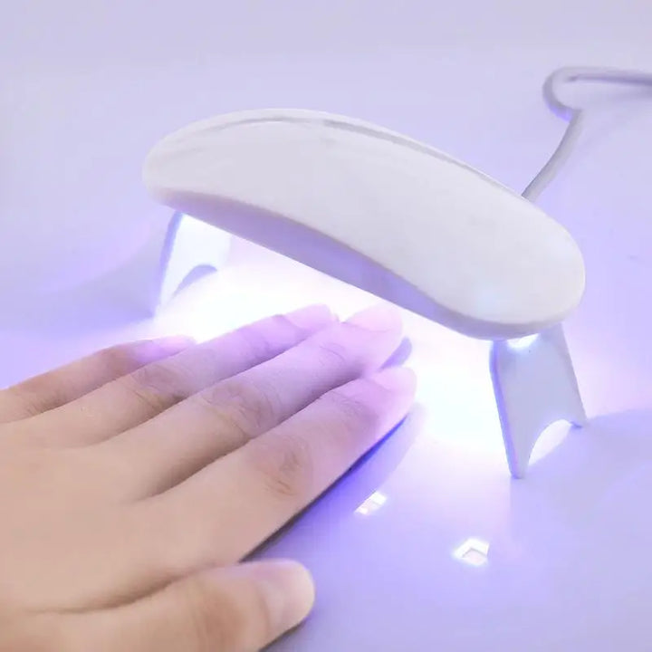 Pink Semi-Cured Gel Nail Patch Set 20Sheet with UV Lamp Christmas Adhesive Sliders Long Lasting Full Cover Nail Gel Wrap Manicur