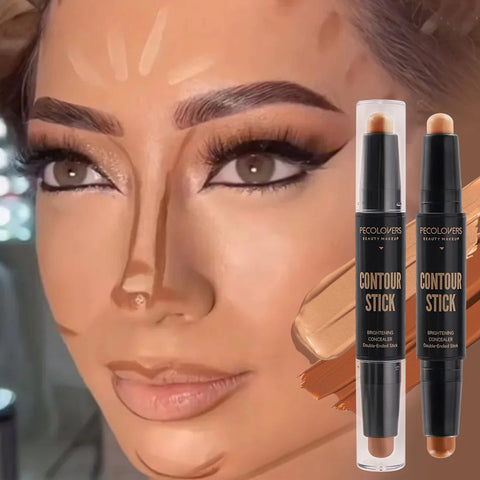"Double Head Highlight & Contour Stick | Waterproof Concealer Pen"