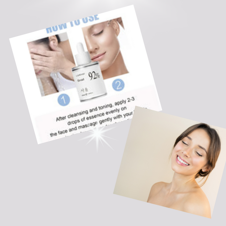 "1pc Snail Mucin Serum 92% | Hydrating Serum & Toner with Snail Gelaluronic Acid"