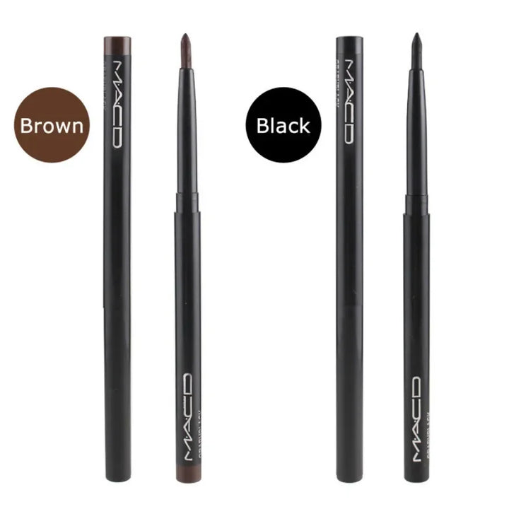 1Pcs Waterproof Black Brown Smooth Eyeliner Pencil Permanent Makeup Eyleliner Pen Long Lasting Automatic Eyes Makeup Tools - Total Trends Fusion