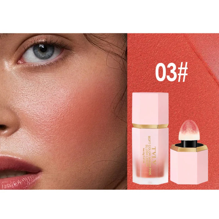Matte Liquid Powder Blusher – Easy to Apply, Natural Rouge Finish