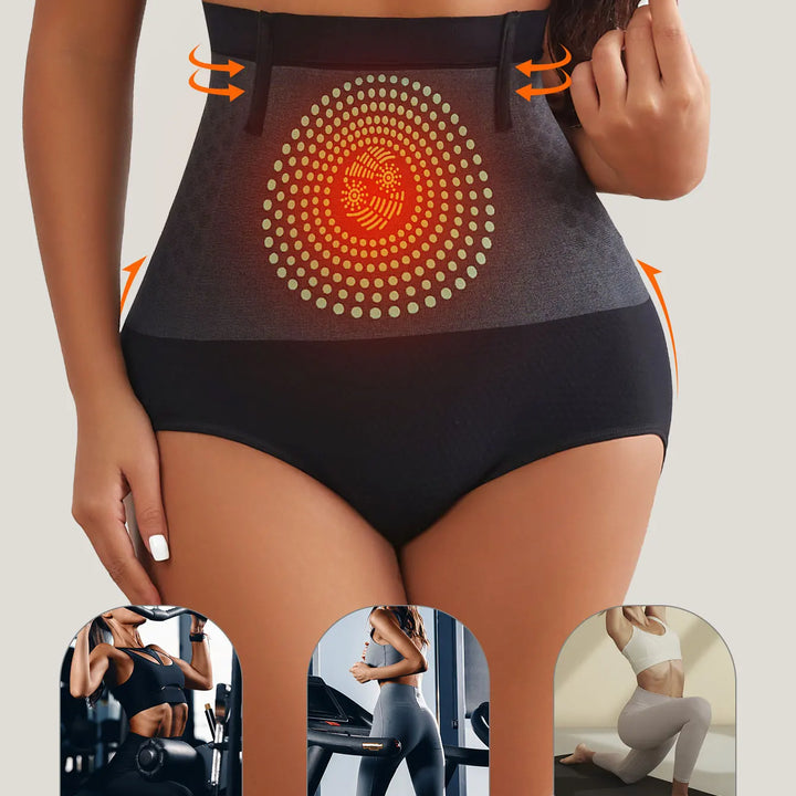 Flarixa Seamless High Waist Shapewear Panties Control Abdomen Underwear Briefs Women Body Burning Fat Tummy and Hip Lift Pants