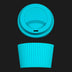 Silicone World 2PCS/Set Silicone Coffee Cup Cover Heat Insulation Anti Slip Cup Sleeve Mug Glass Cup Cover Anti-Dust Cup Lids - Total Trends Fusion
