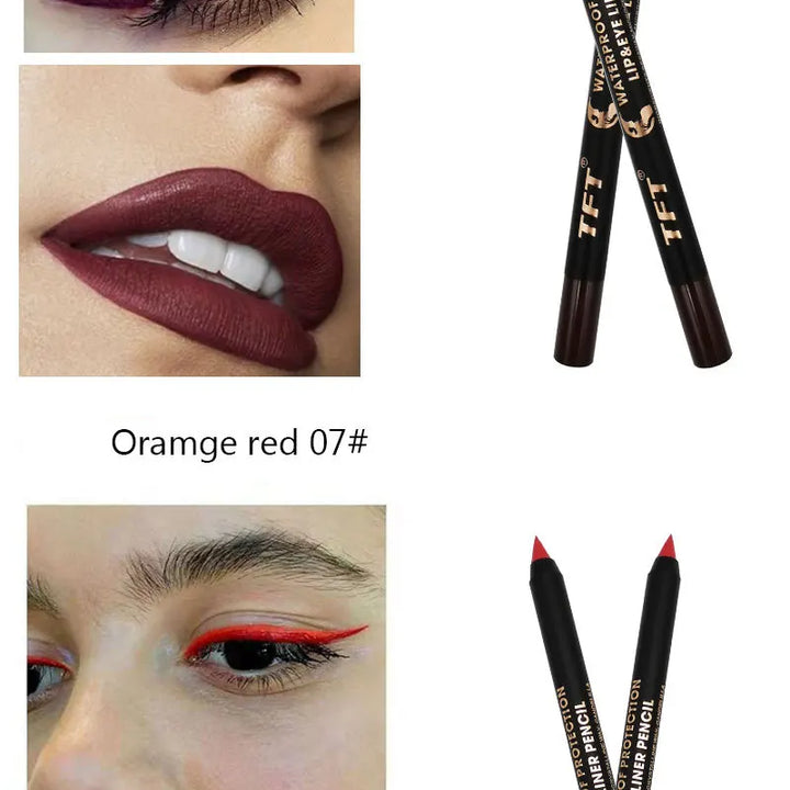 Long Lasting Eyeliner Pencil Colourful Pigment Waterproof Blue Black White Color Gel Eye Liner Pen Makeup Eye Beauty Cosmetics