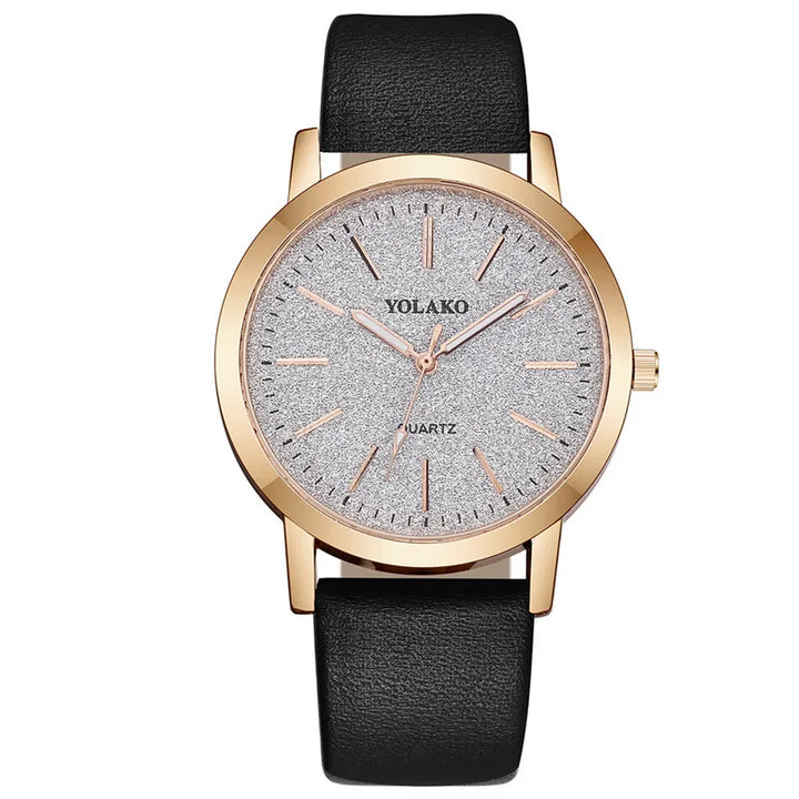 New Simple Women Watches Luxury Design Leather Watch Ladies Quartz Wristwatch Womens Small Round Dial Clock Reloj Mujer - Total Trends Fusion