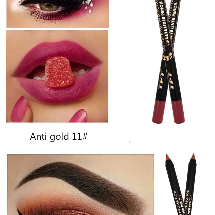 Long Lasting Eyeliner Pencil Colourful Pigment Waterproof Blue Black White Color Gel Eye Liner Pen Makeup Eye Beauty Cosmetics