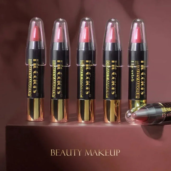 "Easy Coloring Gloss Lipstick | High-Pigment, Waterproof & Moisturizing"
