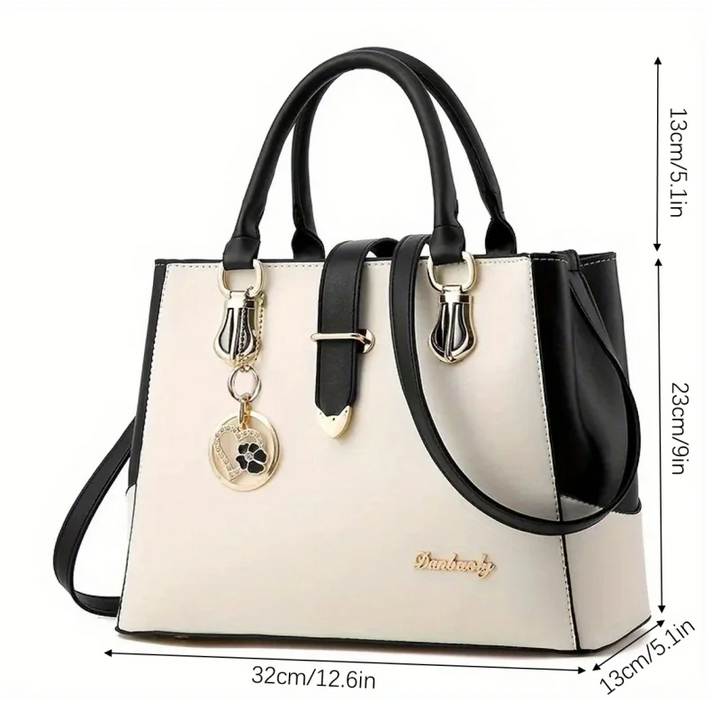 Women's Contrast Simple One Shoulder Handbag