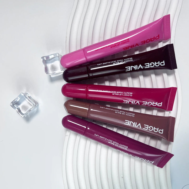 Lip Balm Phone Case Lip Gloss Moisturizing Liquid Lipstick Toast Espresso Raspberry jelly Transparent Lip Glaze