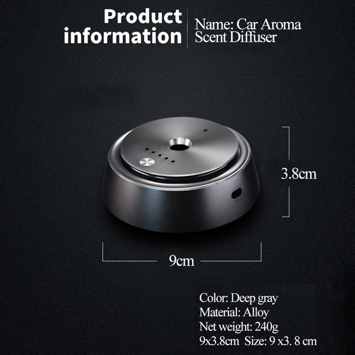 Intelligent Car Scents Aromas Machine Fragrance Diffusers Freshener Elegantly Designed Mini Perfume Machine Multiple Gears