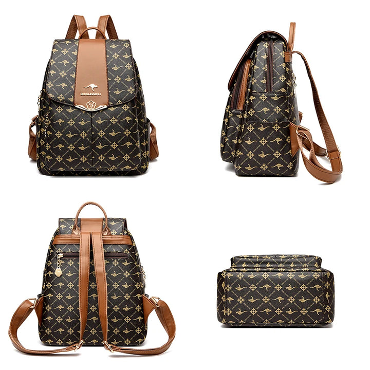 Luxury Women Large Capacity Backpack Purses High Quality Printing Female FashionBag School Bags Travel Bagpack Ladies Bookbag