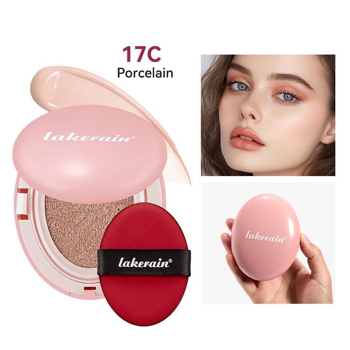 Semi-Matte CC Cream Cushion – Natural Concealer & Long-Lasting Foundation