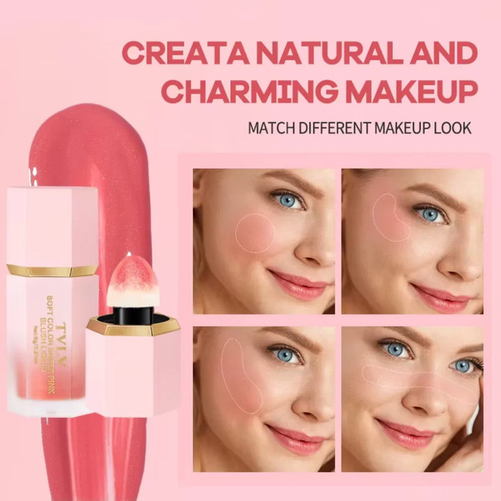 Matte Liquid Powder Blusher – Easy to Apply, Natural Rouge Finish