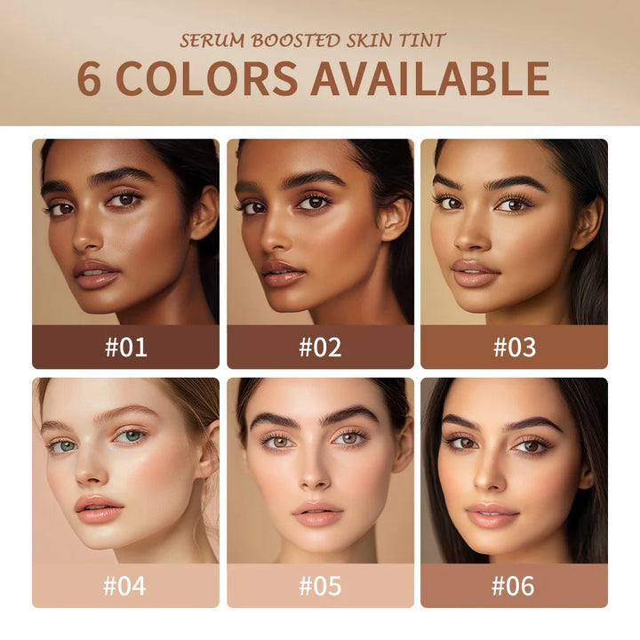 Skin Tint Stick Waterproof Nourishing Solid Tinted Serum Foundation Skin Tint Balm Face Tinted Face Contour Stick Makeup