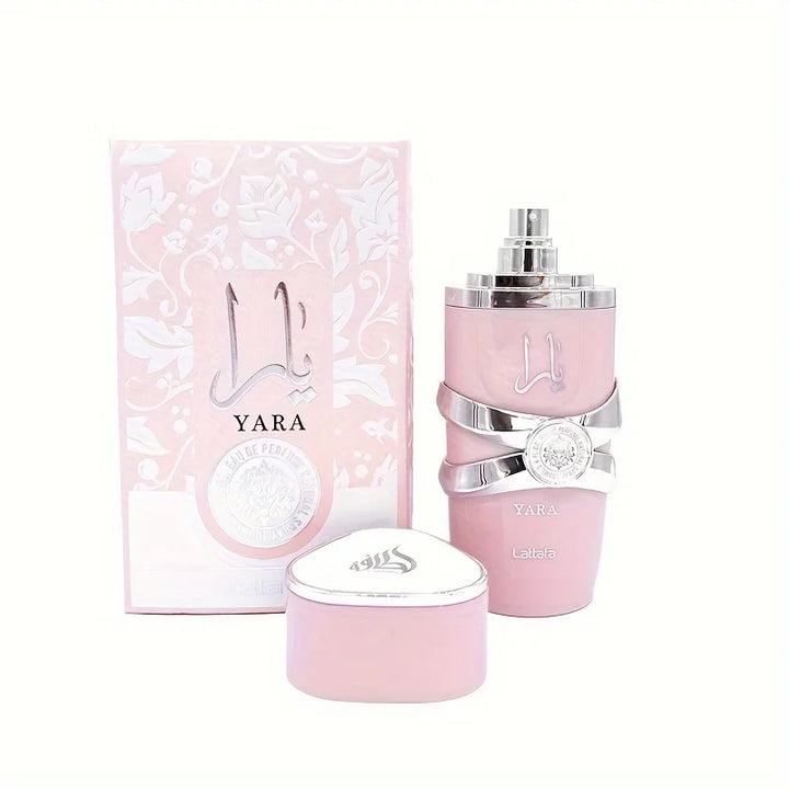 LATTAFA Eau de Toilette for Women, Yara Eau de Toilette, Long Lasting Imported Eau de Toilette 3.40 FL OZ/100 ml, Packaging 1 Pi - Total Trends Fusion