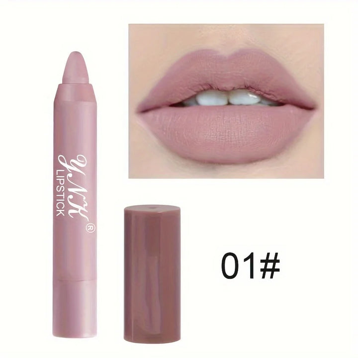 "1PC 12-Color Velvet Matte Lipstick Set | Waterproof & Long-Lasting"