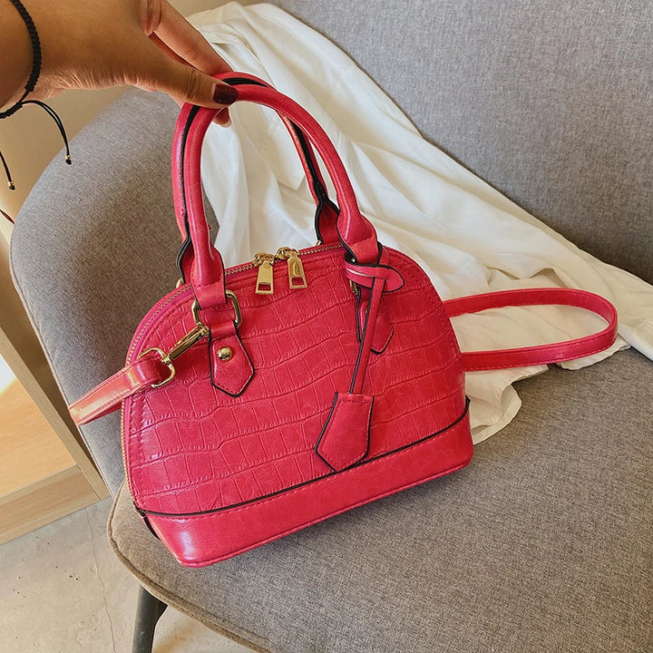 Stone Pattern Women Top Handle Bags Luxury Designer Handbag Mini Hard Shell Bag Colorful Purses And Handbags