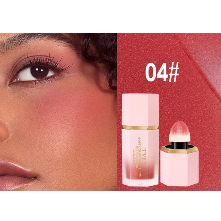 Matte Liquid Powder Blusher – Easy to Apply, Natural Rouge Finish