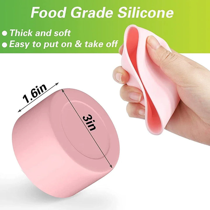 7.5cm Silicone Boot Bottom Sleeve Cover for Stanley 40oz Tumbler Quencher Adventure and Ice Flow Flip 30 Oz 20 Oz Water Bottle