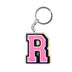 1pcs Cute Cartoon Pink Keychains Boys Girls A-Z Keyrings Kids Alphabet Key Chains Letter Key Rings For Birthday Gifts - Total Trends Fusion