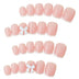 "French Tips Press-On Nails | Elegant Long-Lasting Artificial Manicure"