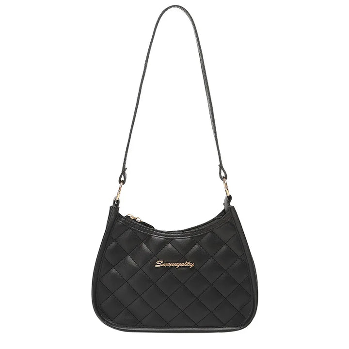 "Embroidered Quilted Armpit Shoulder Bag | Small Fragrant Style"