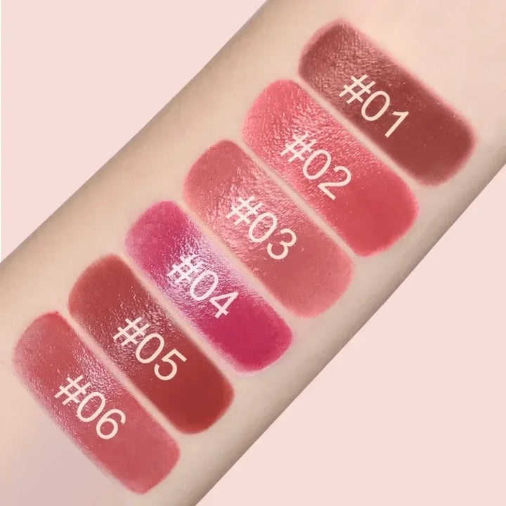 "Easy Coloring Gloss Lipstick | High-Pigment, Waterproof & Moisturizing"
