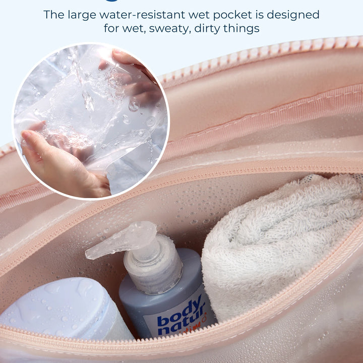 BAGSMART Travel Duffel Bag Gym Bag for Women with Wet Pocket Carry on Weekender Bags Waterproof Hand Luggage Airport Cabin Bag - Total Trends Fusion
