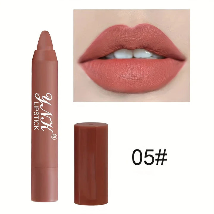 "1PC 12-Color Velvet Matte Lipstick Set | Waterproof & Long-Lasting"