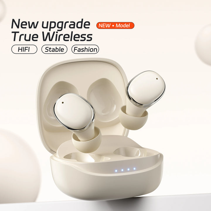Wireless Bluetooth Headphones, QERE E30, TWS Bluetooth 5.3,HD Microphone,HIFI Earphones,13mm Driver,60ms Low Latency, New - Total Trends Fusion