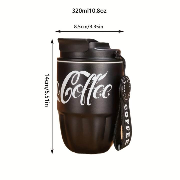 1pc Travel Mug 8.79oz 10.82oz Stainless Steel Coffee Cups Vacuum Insulated Water Cups Portable Travel Drinkware Gifts Mini Cup